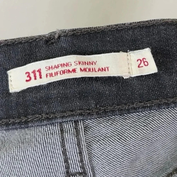 Levi's Premium 311 Shaping Skinny Dark Wash Jeans - Picture 9 of 16